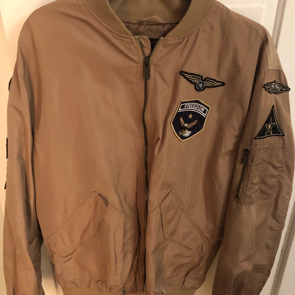 Military bombers jacket